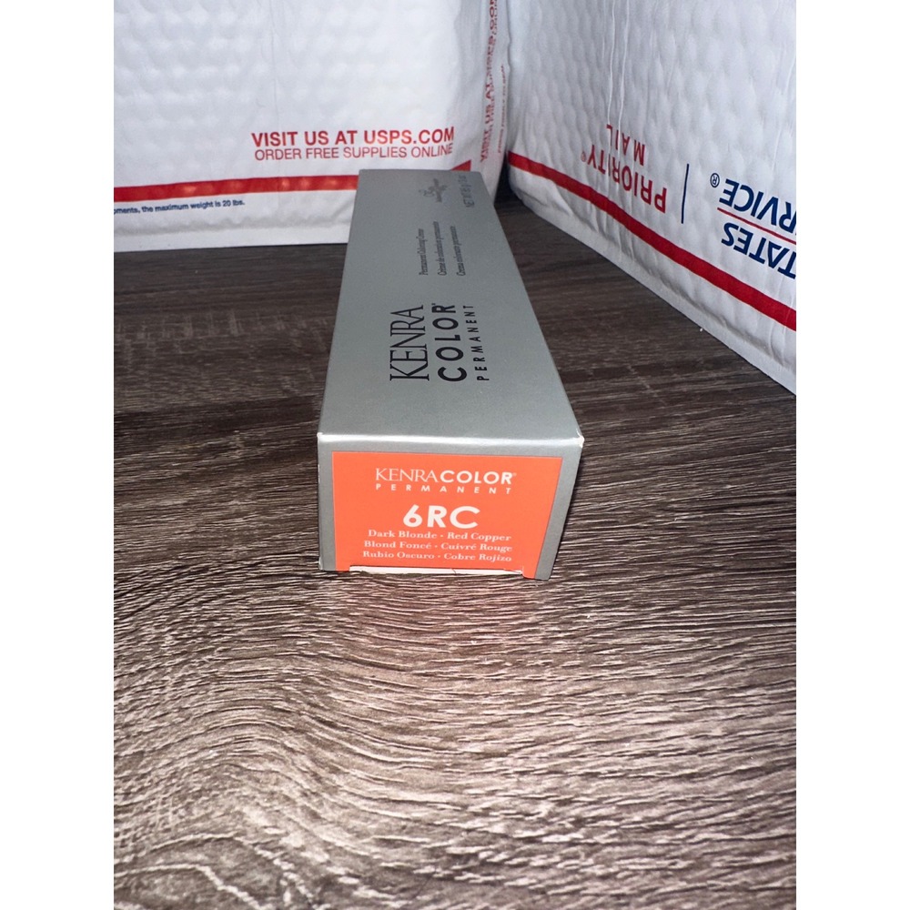 Kenra Color Permanent Coloring Creme 6RC Dark Blonde Red Copper Hair Dye‎